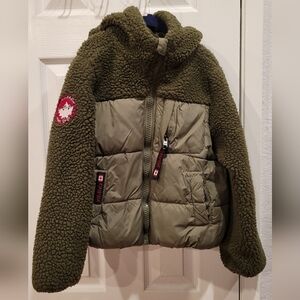 Olive Green Kids Jacket